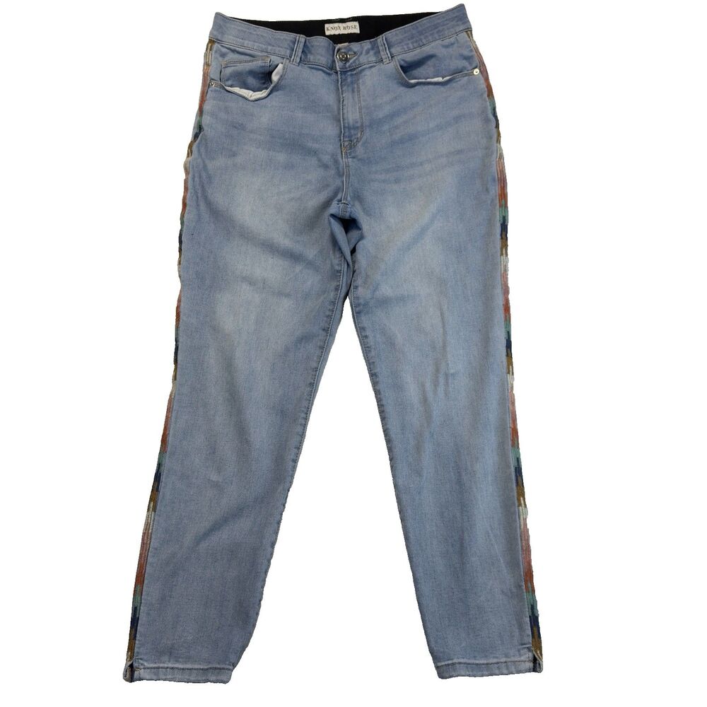 Knox Rose Skinny Jeans Women’s Size 14 Light Wash Blue Denim‎ Stretch Casual